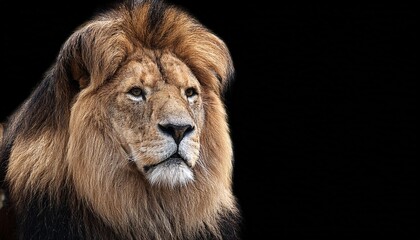 male lion portrait