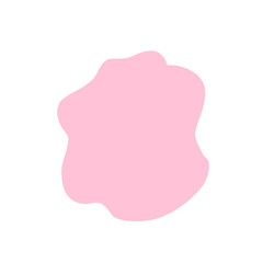 Pink abstact  shape