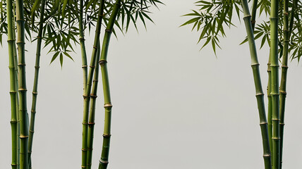 Naklejka premium bamboo forest background