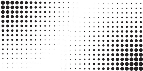 Halftone Dots Background. Grunge Distressed Overlay. Fade Abstract Pattern. vector