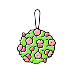 pomander bouquet flower color icon vector. pomander bouquet flower sign. isolated symbol illustration