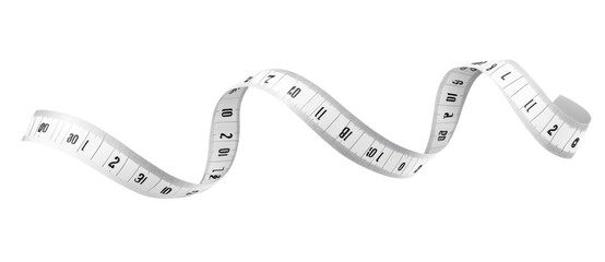measuring tape isolated on white background