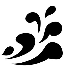 hand drop Water drop icons  vector