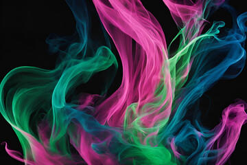 Obraz premium abstract colorful smoke