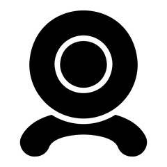 web cam Solid icon