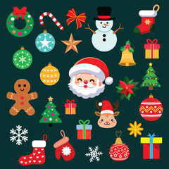 Christmas decorative banner