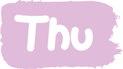 days of the week 요일 달력