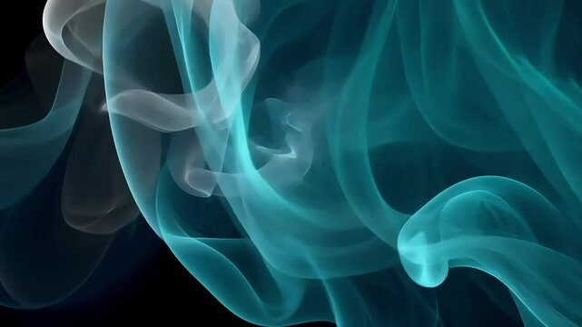 Elegant Swirls of Smoke in Diverse Shades Captured in an Artistic Abstract Form
