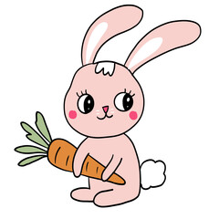 rabbit with carrot