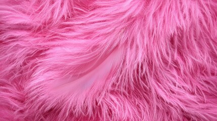 Fototapeta premium Soft Pink Feathers Fluffy Texture Background Valentine s Day Design Element
