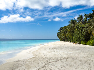 Beach resort in the Maldives, Asia