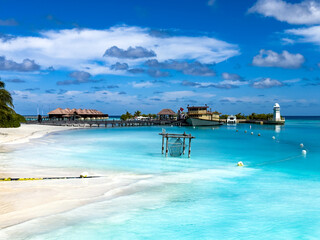 Beach resort in the Maldives, Asia