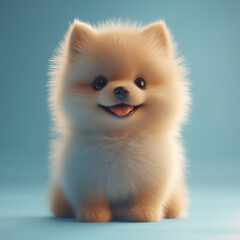 Obraz premium puppy cute dog Generate AI