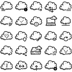 Set of Cloud Computing icons