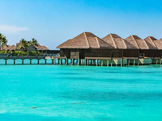 Beach resort in the Maldives, Asia