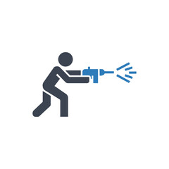 Cleaning Spray Action icon