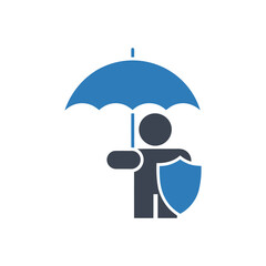 Protection Shield Umbrella icon