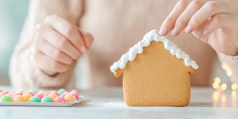 Festive Creativity in the Kitchen Celebrating Gingerbread House Day, Christmas, and New Years Traditions