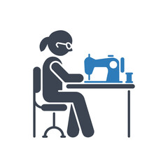 Sewing Machine Worker icon