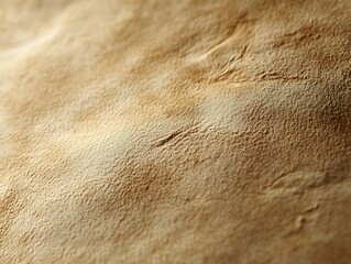 Close-up of beige textured surface, showing subtle variations in tone and slight wrinkles.