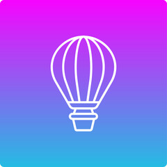 Obraz premium Hot Air Balloon Icon