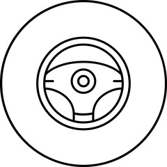 Steering Wheel Icon