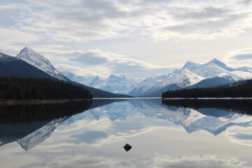 Majestic Maligne Lake, Jasper National Park, Alberta