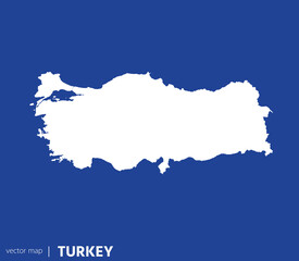 High Detailed Vector Map - Turkey	
