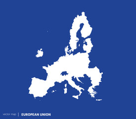 High Detailed Vector Map - European Union