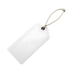 White cardboard price tag for sale campaign