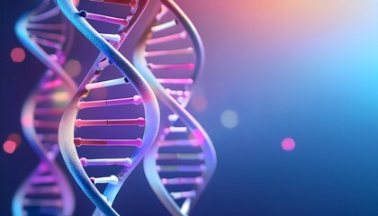 Warning concepts about health and cellular degeneration: DNA strands with mutation indicators, biotechnology focus.