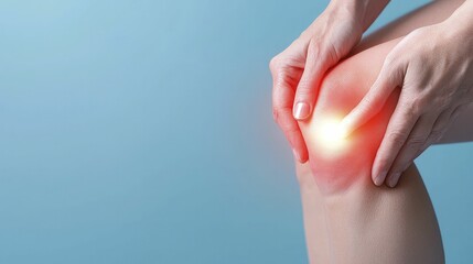 Laser therapy arthritis pain relief session showcasing soothing light beams on joints