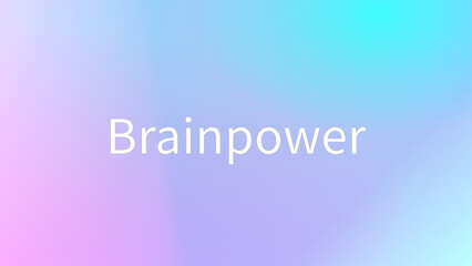 Brainpower のグラデーション背景イラストイラスト