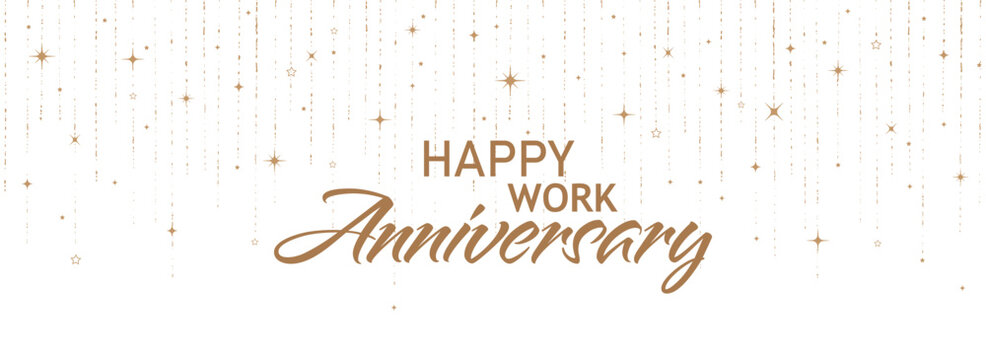 happy work anniversary card	