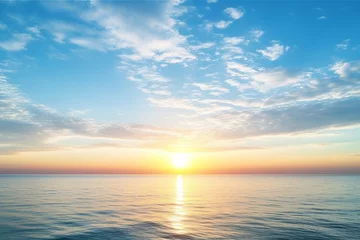 Selbstklebende Fototapeten sunset in the sea © 成鑫 成
