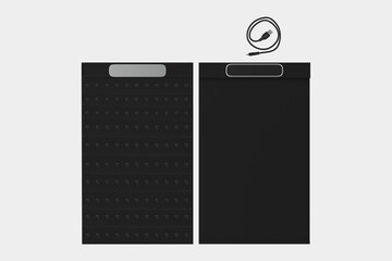 Graphene Electric Food Warming Mat - Portable, Eco-Friendly, Energy Efficient Heating Pad. 3d illustration