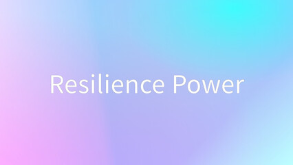 Resilience Power のグラデーション背景イラストイラスト