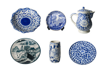 Blue and White Porcelain Collection