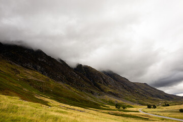 Foggy Mountains - Glencoe, Scotland