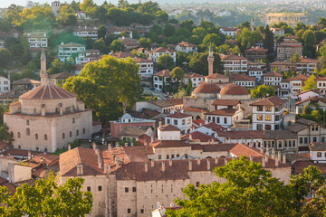 Fototapeta premium Safranbolu view at sunset. Visit Safranbolu background photo