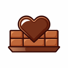 heart shaped chocolate