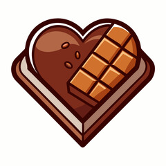 heart shaped chocolate
