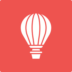 Obraz premium Hot Air Balloon Icon