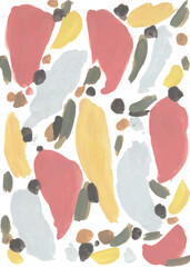 abstract pastel hand drawn watercolour illustration