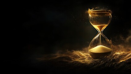Golden Hourglass in a Sandstorm