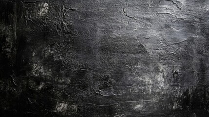 Obraz premium Dark paint texture creates a striking dark wall backdrop that adds depth and character to any design project, providing a versatile canvas with ample copy space for your creative needs.