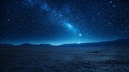 Night Sky Starry Desert Landscape Milky Way Galaxy Astrophotography