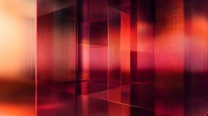 A high-resolution gradient mesh blurred background with red and maroon tones, exuding futuristic and techy vibes. The sleek design creates a modern, digital atmosphere, ideal for technology