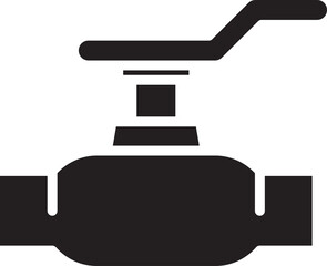Valve and Pipe Icon