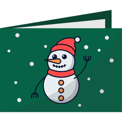 Christmas Greeting Card Illustration